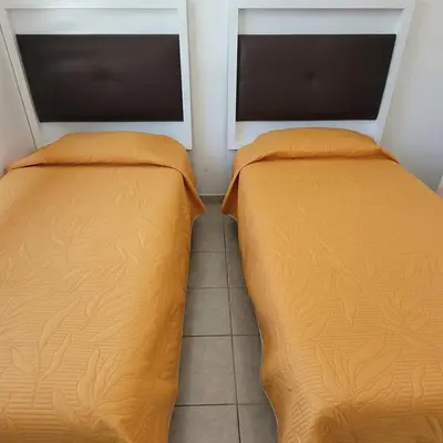 Cama o camas de una habitación en Departamento Monterrey