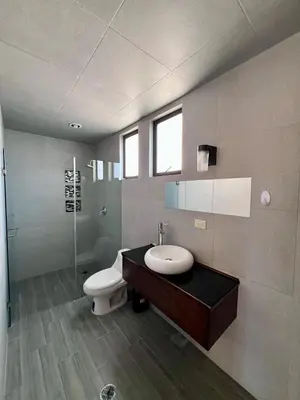 Un baño de Hermosa residencia en San Pedro Cholula