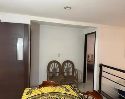 Cama o camas de una habitación en Apartamento Atzompa Oaxaca