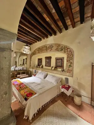 Cama o camas de una habitación en Atelier Oaxaca