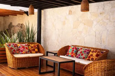 Zona de estar de Nequi Hotel Boutique