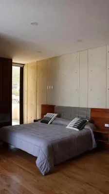 Cama o camas de una habitación en CasaBlanca - Alberca, terraza y vistas