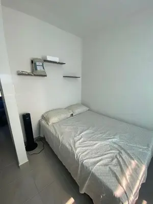 Cama o camas de una habitación en Departamento Cielo Azul