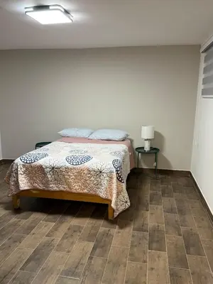 Cama o camas de una habitación en Casa Cholula