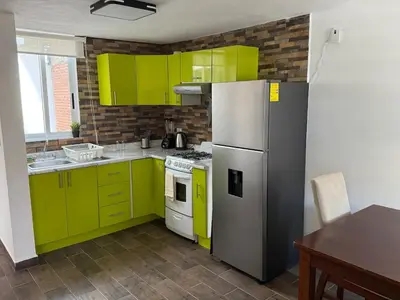 Una cocina o zona de cocina en Casa Cholula