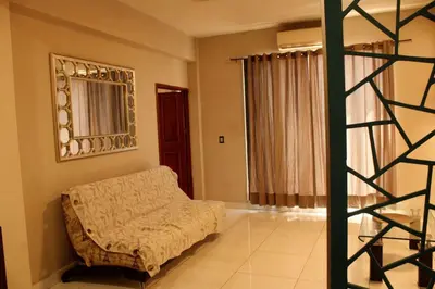 Cama o camas de una habitación en Departamento en Cuernavaca