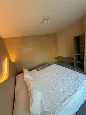 Cama o camas de una habitación en Casa Completa a pasos de Playa & Corazón de Boca
