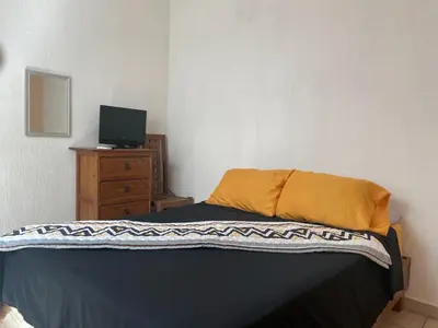 Cama o camas de una habitación en Casa Antares