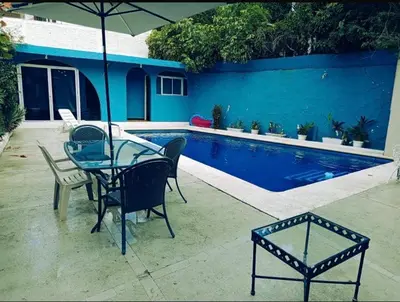 Piscina en o cerca de Villa La Rosa Acapulco