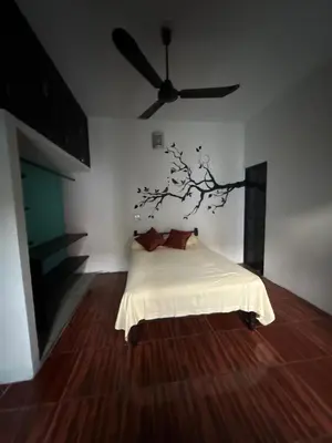 Cama o camas de una habitación en Casa LA ROCA
