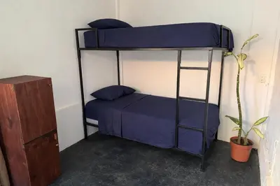 Cama o camas de una habitación en Olivo Hostel, Punta Zicatela