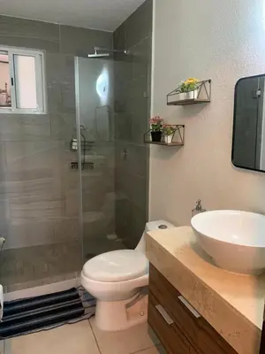 Un baño de Hermoso departamento nuevo en Cascadas Cocoyoc