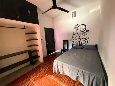 Cama o camas de una habitación en Casa Roca