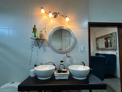 Un baño de La Esperanza Family Inn