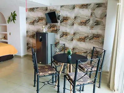 Una cocina o zona de cocina en SUITE TORRES GEMELAS 2902 vista al mar