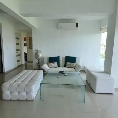 Zona de estar de Departamento Fair View Tower Costa Azul, Acapulco