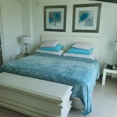 Cama o camas de una habitación en Departamento Fair View Tower Costa Azul, Acapulco