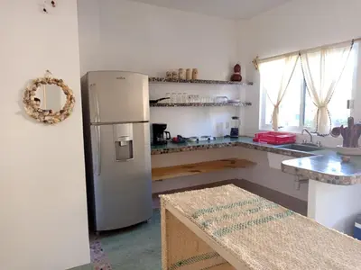 Una cocina o zona de cocina en Zicatelas Depa