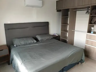 Cama o camas de una habitación en Fabuloso departamento de 4 recamaras en Dream Diamante