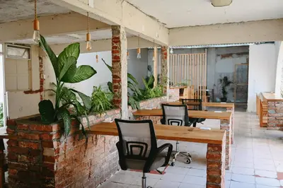 Zona de estar de Co404 Oaxaca - Coliving Coworking