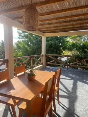 Un balcón o terraza de Casa Nisa II- Lovely 2BR beach home in Puertecito!