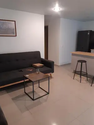 Zona de estar de Room in shared apartment