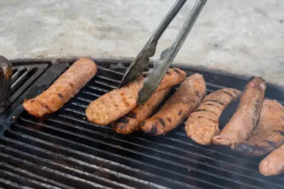 Barbacoa disponible para clientes en la casa o chalet