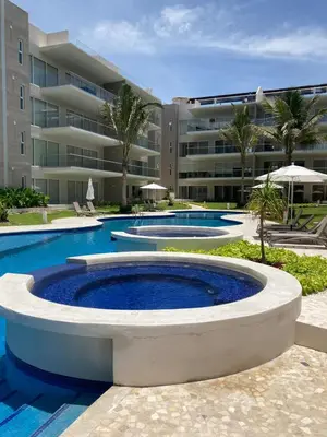Piscina en o cerca de An incredible luxury apartment on the ground floor in Vidamar Residencial