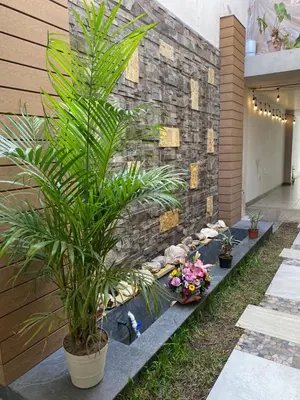 Jardín al aire libre en RECAMARAS centricas ESTADIOS