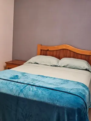 Cama o camas de una habitación en Casa Isa Pet Friendly Alberca y Áreas Verdes