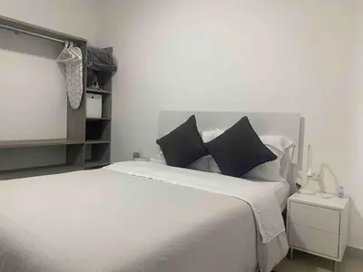 Cama o camas de una habitación en Casa con 3 habitaciones Calicata Residencial
