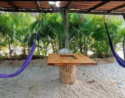 Jardín al aire libre en Posada Fonseca
