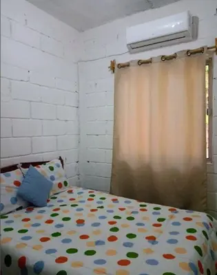Cama o camas de una habitación en Posada Fonseca