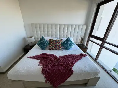 Cama o camas de una habitación en TT-5-Acapulco Mexico getaway Ocean front Tiagotian