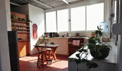Plano de Cozy apartment near the Bosque de Niebla