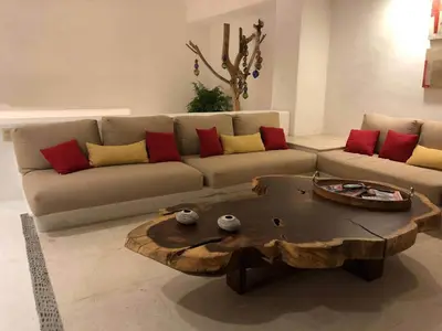 Zona de estar de Espectacular Penthouse con Hermosa Vista