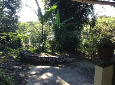 Jardín al aire libre en Casa Cafetal Coatepec
