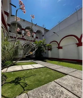 Jardín al aire libre en Casa santo benito