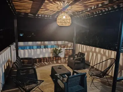 Zona de estar de House near the best restaurants and garden events
