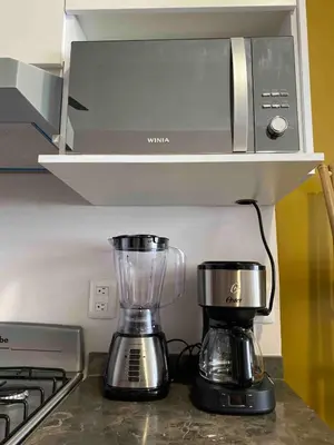 Una cocina o zona de cocina en Departamento Coral