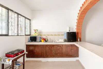Una cocina o zona de cocina en Bonita Casa Sola e Independiente con Garage Privado para 5 personas 2 RECAMARAS