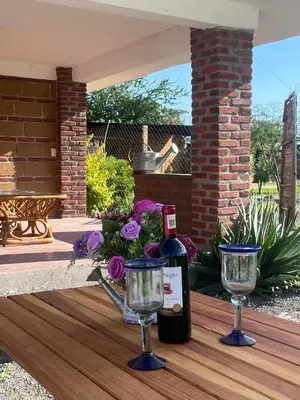 Jardín al aire libre en Villas Montenegro