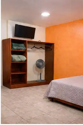 Cama o camas de una habitación en Hotel Real de Juarez