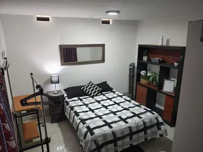 Cama o camas de una habitación en Departamento Cri-Cri acogedor, bonito y ubicado