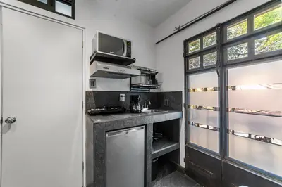 Una cocina o zona de cocina en Suites Calle Berlin