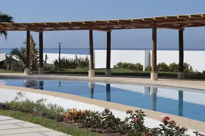 Piscina en o cerca de Escapada familiar, departamento para 8 con Club de Playa incluido