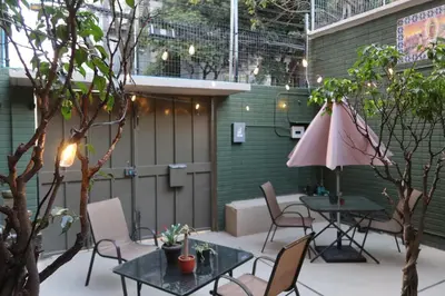 Un patio o zona al aire libre en Casa Saratoga