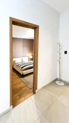 Cama o camas de una habitación en Estancia Aura