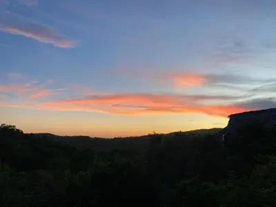 Paisaje cerca de este camping