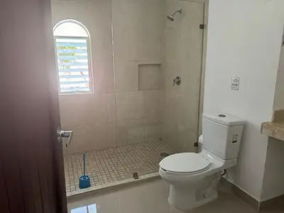 Un baño de Casa Grillo Huatulco